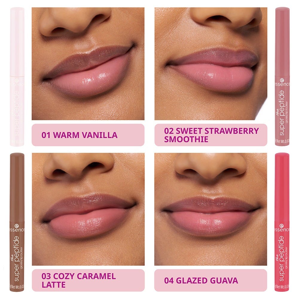 essence the super peptide glossy lip butter Set