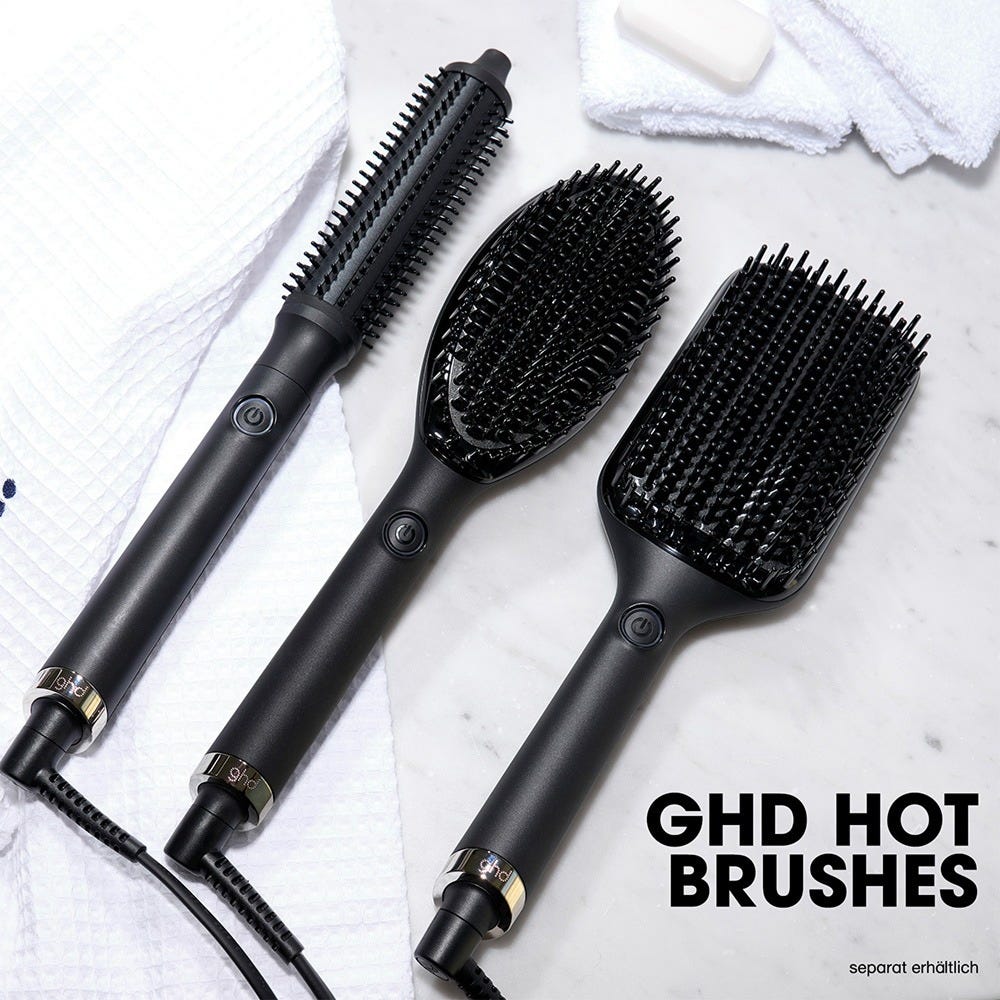 ghd glide+ max Smoothing Hot Brush in Schwarz
