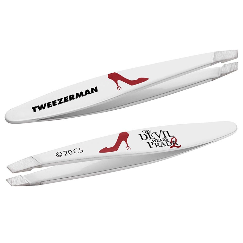 Tweezerman Devil Wears Prada Mini Slant Tweezer Schräge Mini Pinzette 1 Stück