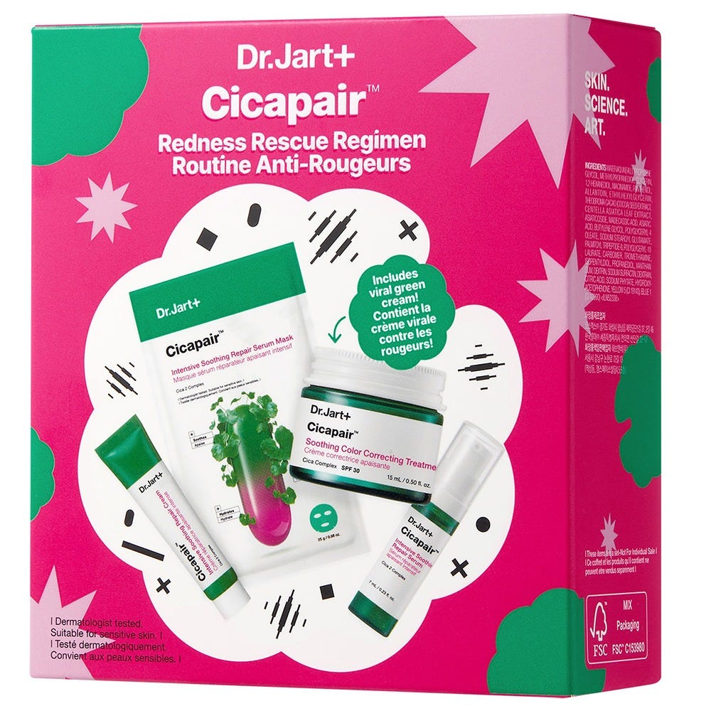 Dr.Jart+ Cicapair Redness Rescue Regimen Routine Anti-Rougeurs Set