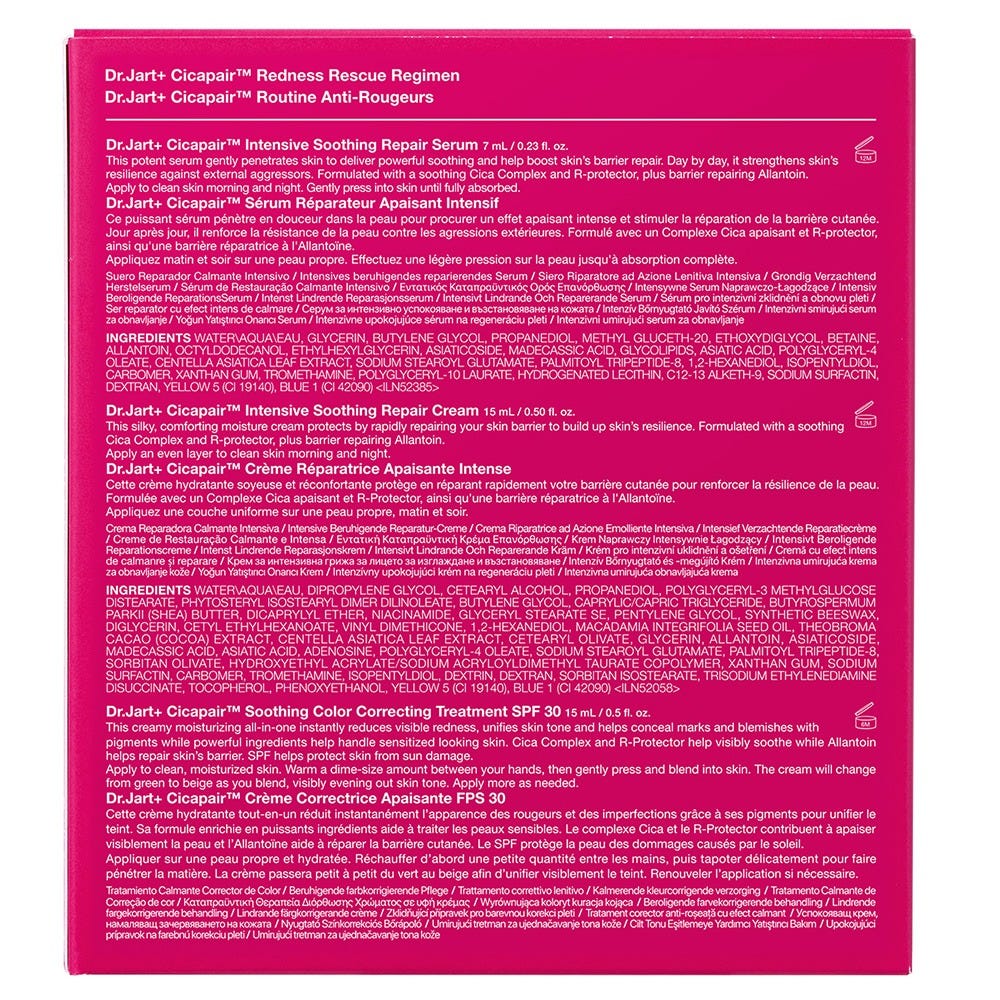 Dr.Jart+ Cicapair Redness Rescue Regimen Routine Anti-Rougeurs Set