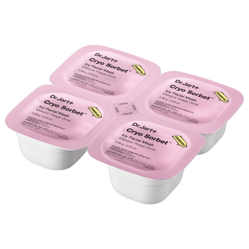 Dr.Jart+ Cryo Sorbet Icy Facial Mask 4 x 0,96 g