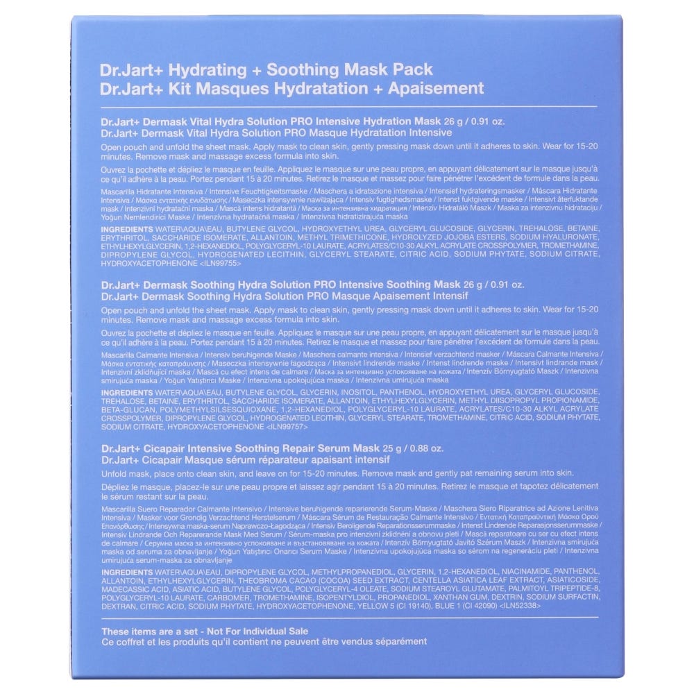 Dr.Jart+ Hydrating & Soothing Mask Kit