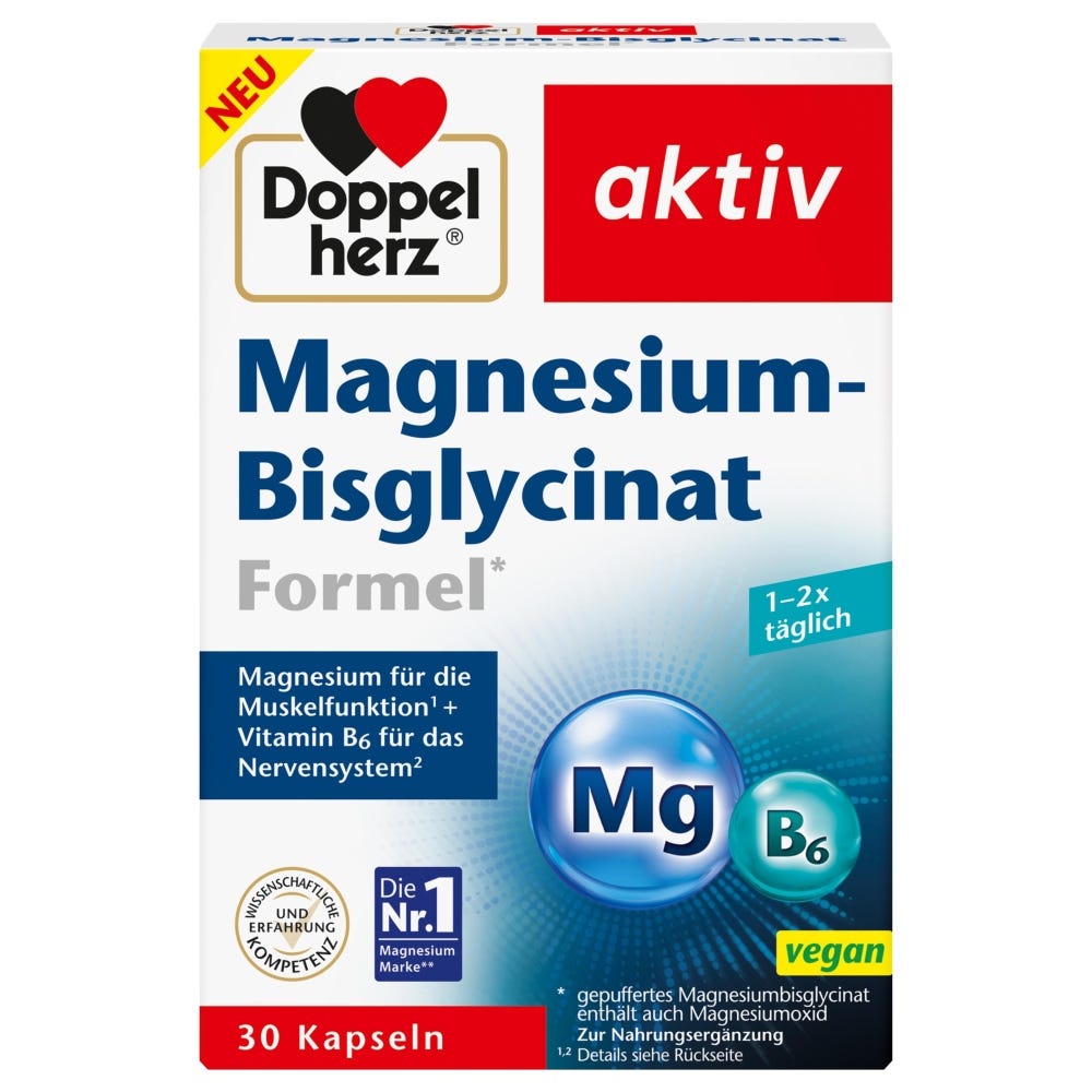 Doppelherz Magnesium Bisglycinat Kapseln 30 Stück