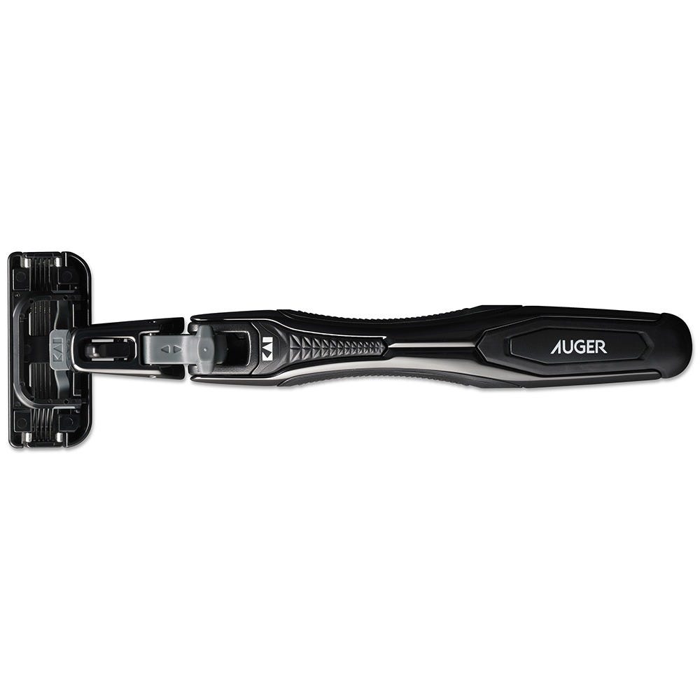 AUGER Systemrasierer mit 6 Ersatzklingen