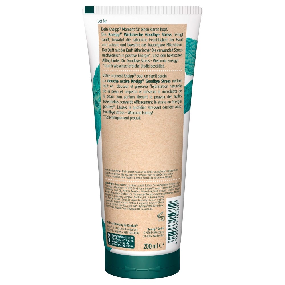 Kneipp Wirkdusche Goodbye STRESS 200 ml