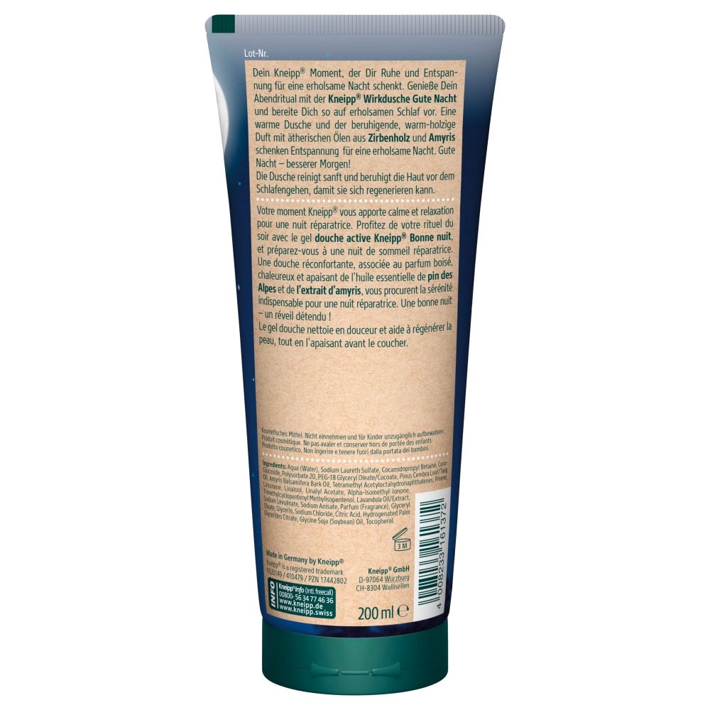 Kneipp Wirkdusche Gute NACHT 200 ml