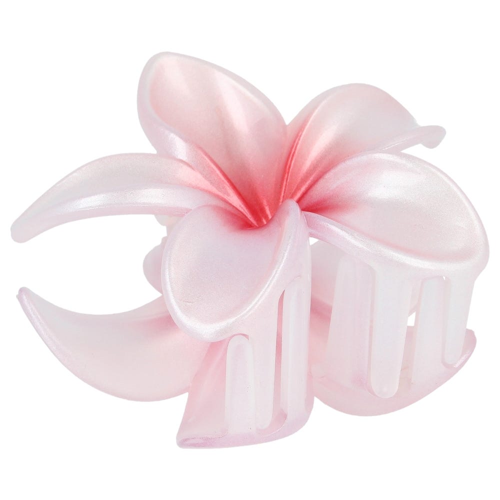 Solida Haarklammer Bali Blume rosa