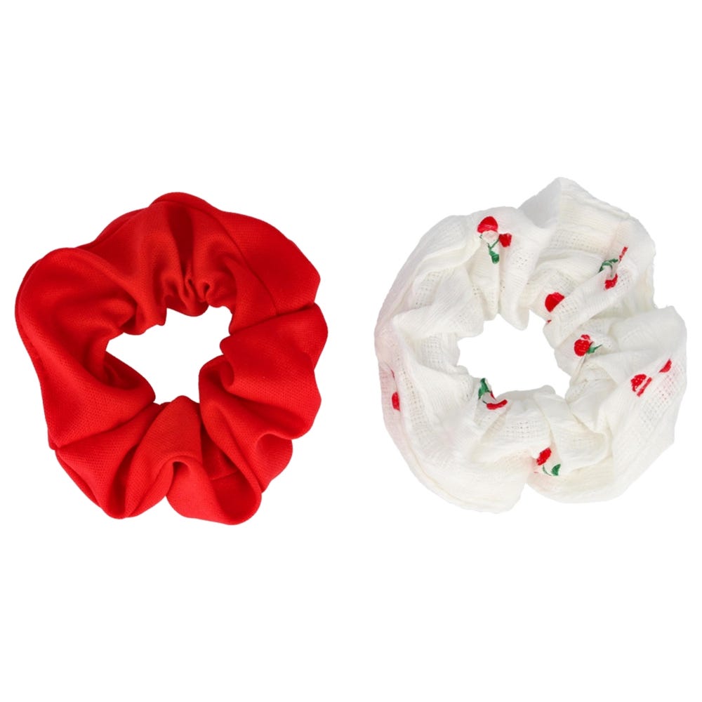 Solida Scrunchie mehrfarbig 11 cm 2 Stück