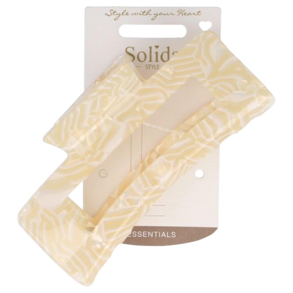 Solida Haarklammer, XXL, beige 1 Stück