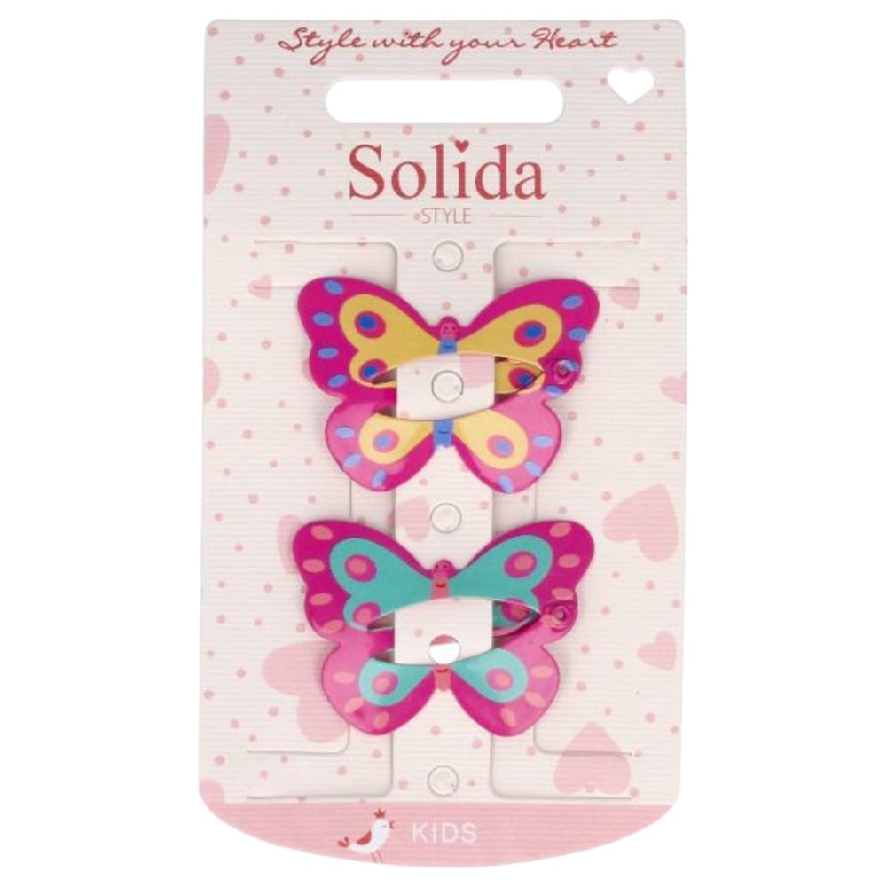 Solida Haarclip Schmetterling 2 Stück