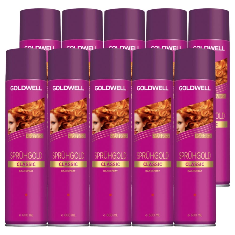 Goldwell Sprühgold Classic Haarspray Bundle 10x600 ml