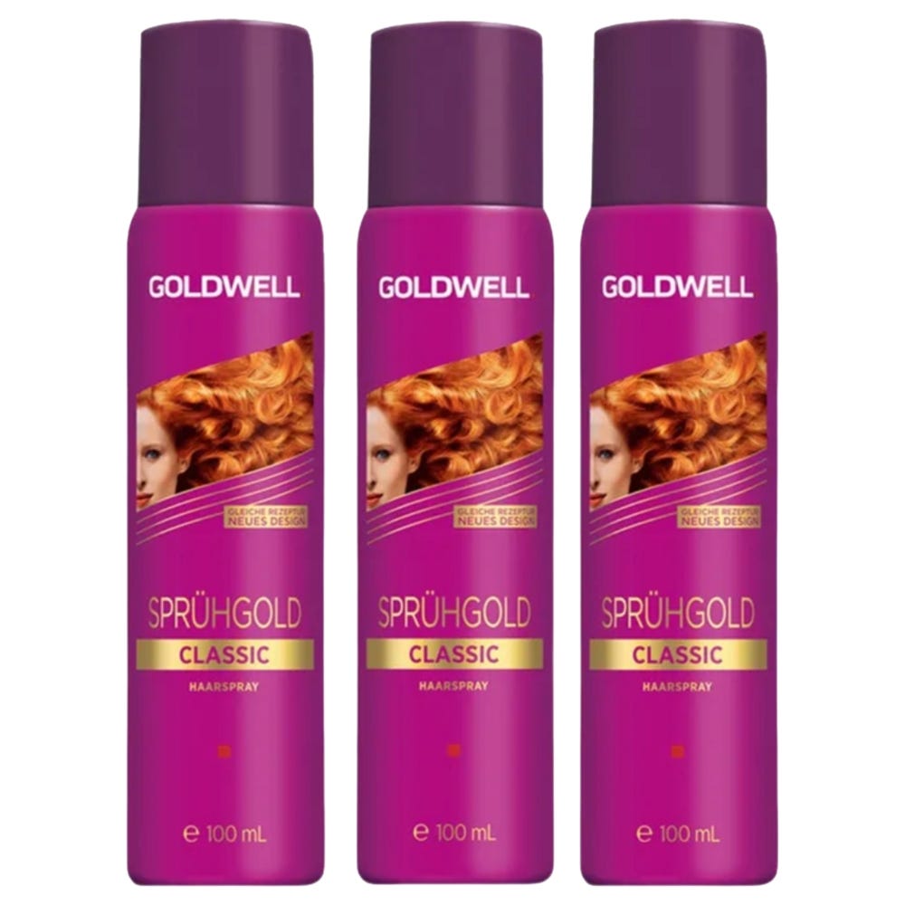Goldwell Sprühgold Classic Haarspray Bundle 3x100 ml