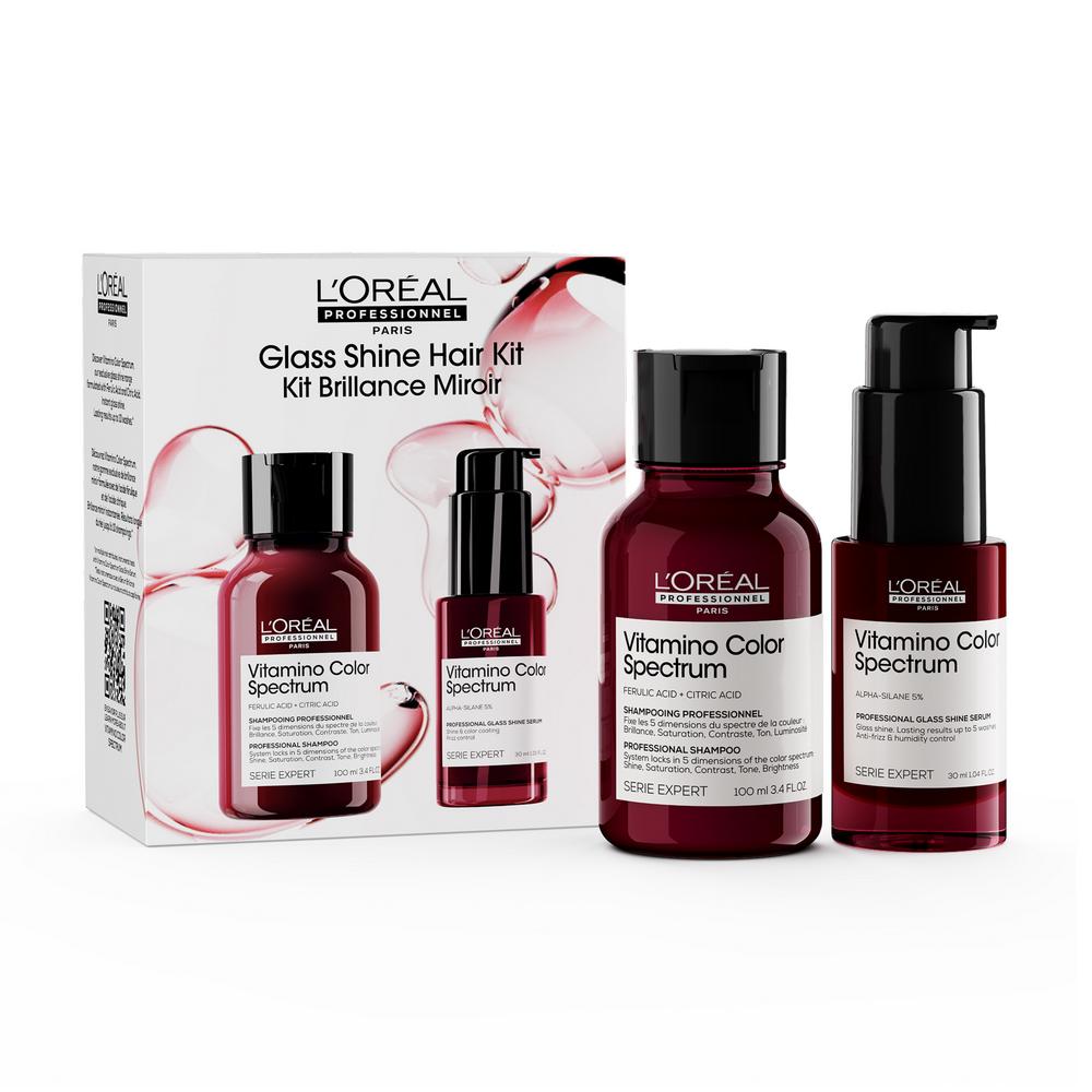 L'Oréal Professionnel Paris  Absolut Repair Molecular  Discovery Duo Vitamino Color Spectrum Shampoo + Serum