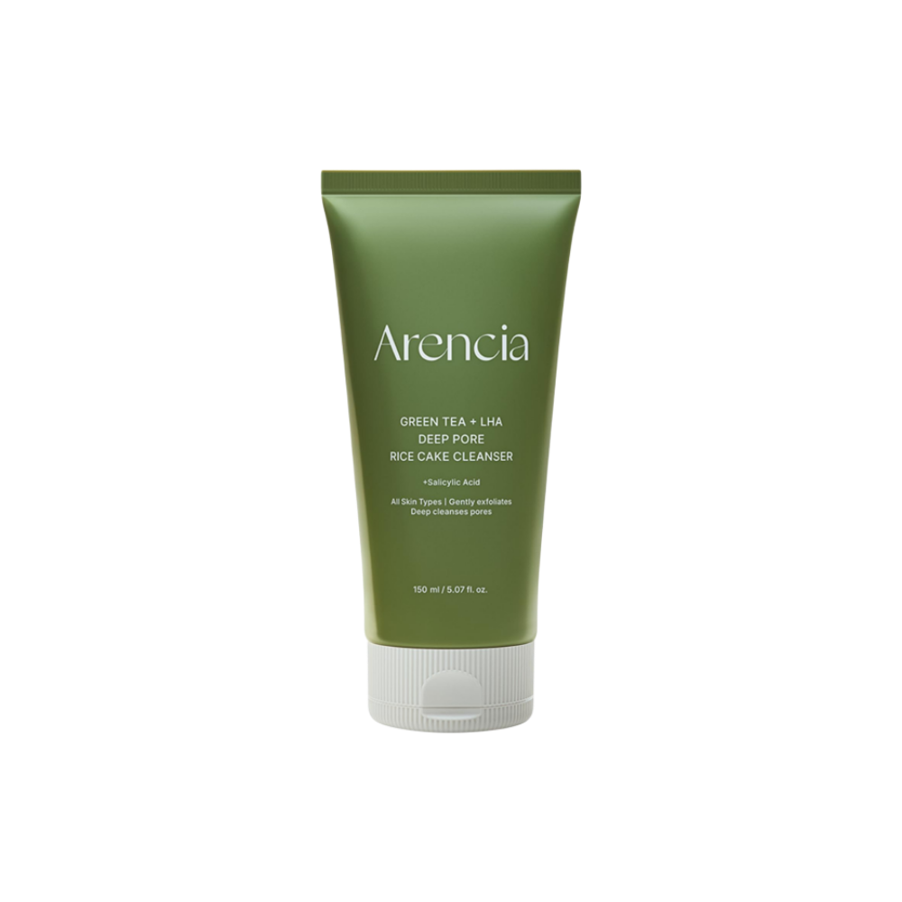 Arencia Green Tea + LHA Deep Pore Rice Cleanser 150 ml