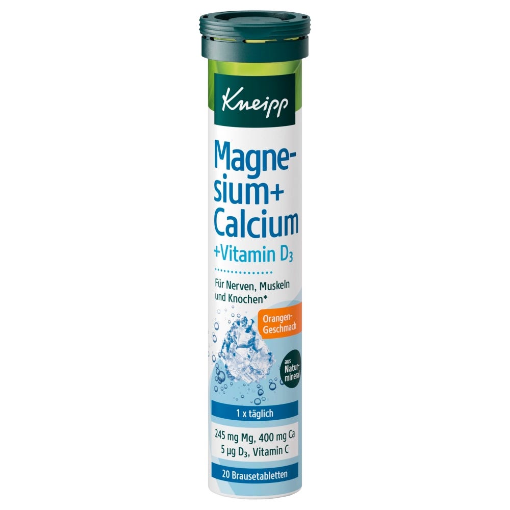 Kneipp Magnesium + Calcium + D3 Brausetabletten 20 Stück