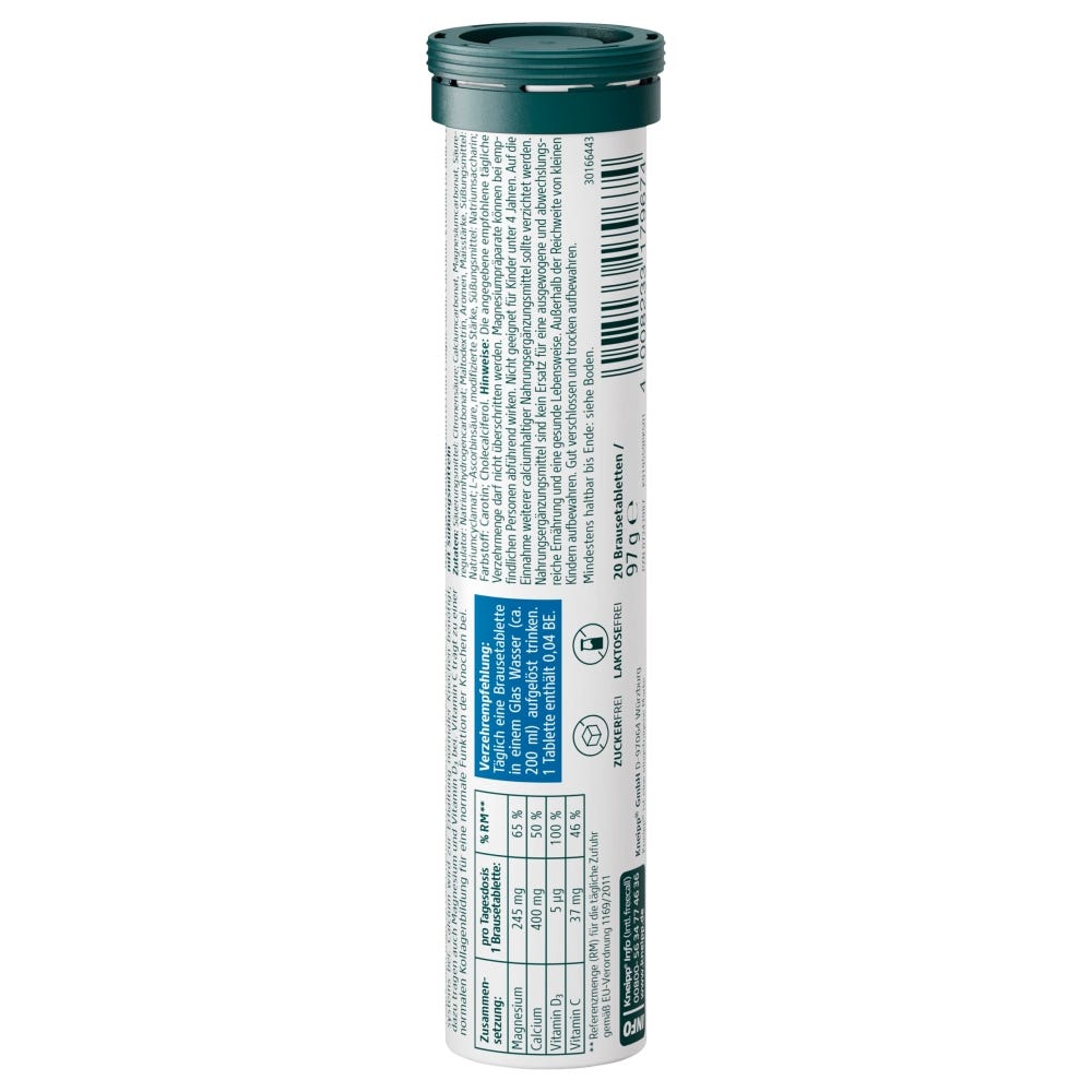Kneipp Magnesium + Calcium + D3 Brausetabletten 20 Stück