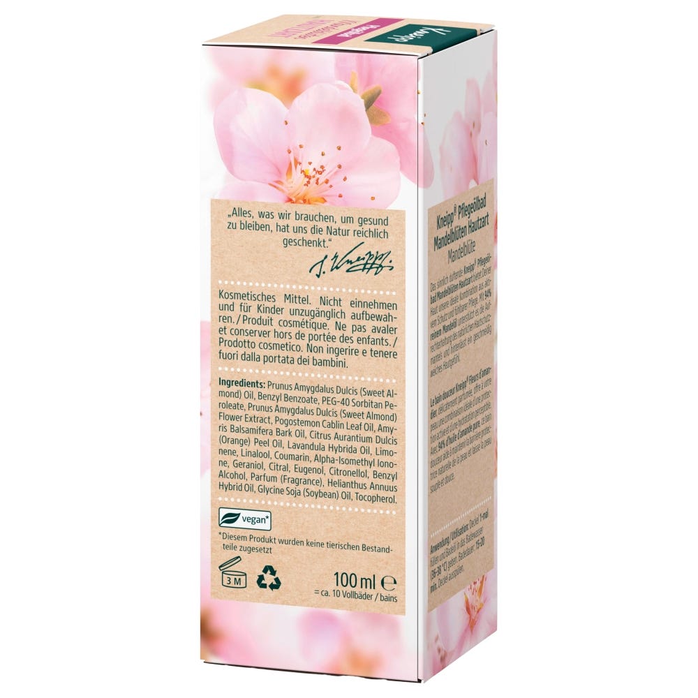 Kneipp Sensitiv PFLEGEÖL Mandelblüten Hautzart 100 ml