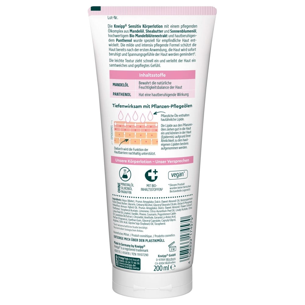 Kneipp Sensitiv Körperlotion Mandelblüte 200 ml