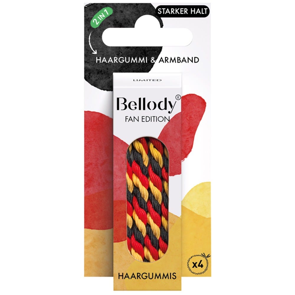Bellody Original Haargummis Fan Edition 4 Stück