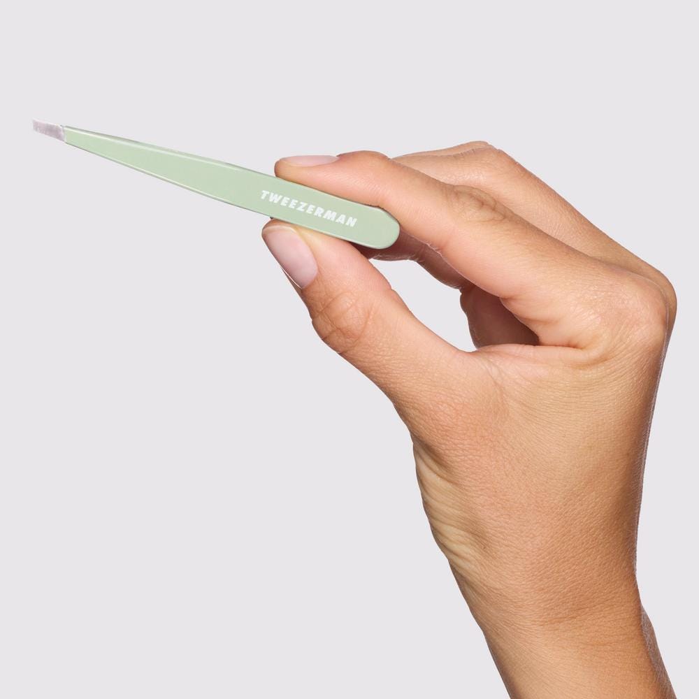TWEEZERMAN Slant Tweezer Schräge Pinzette 1Stück