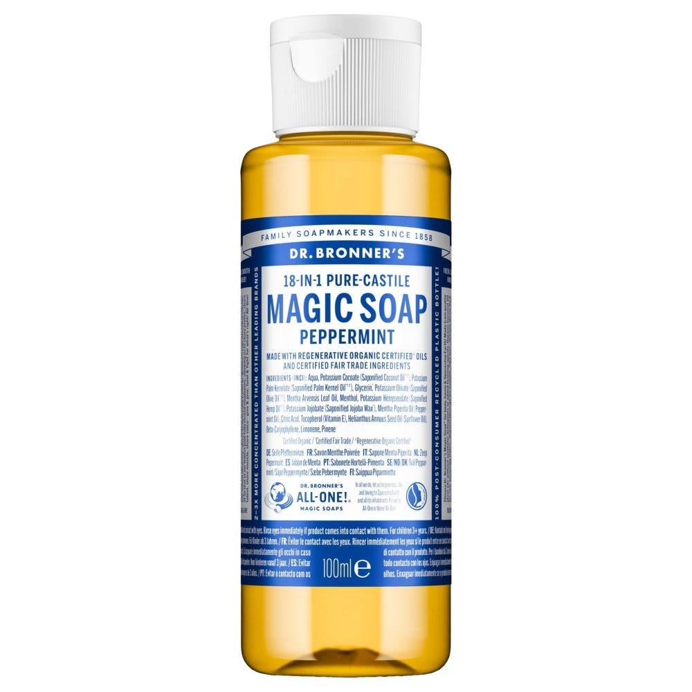 Dr. Bronner’s Magic Soap Peppermint 100 ml
