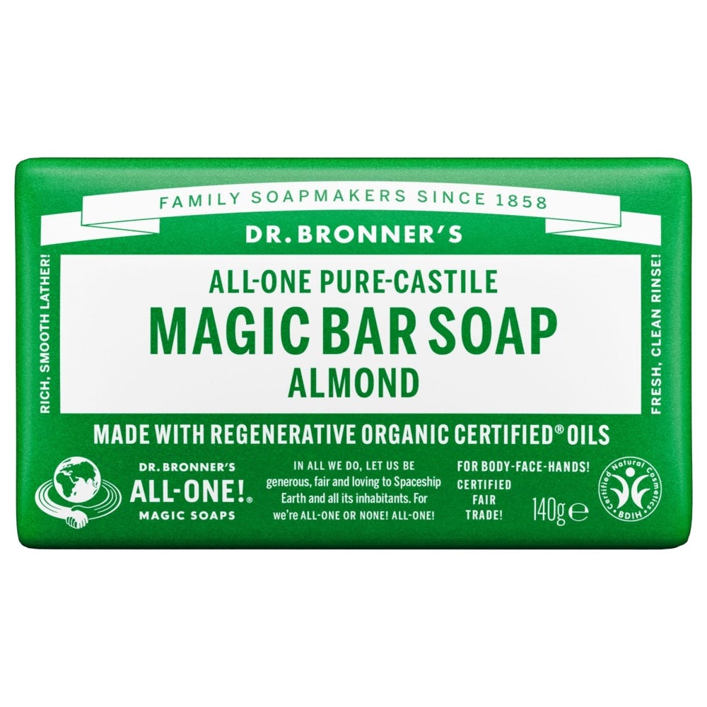 Dr. Bronner’s Magic Bar Soap Almond 140 g