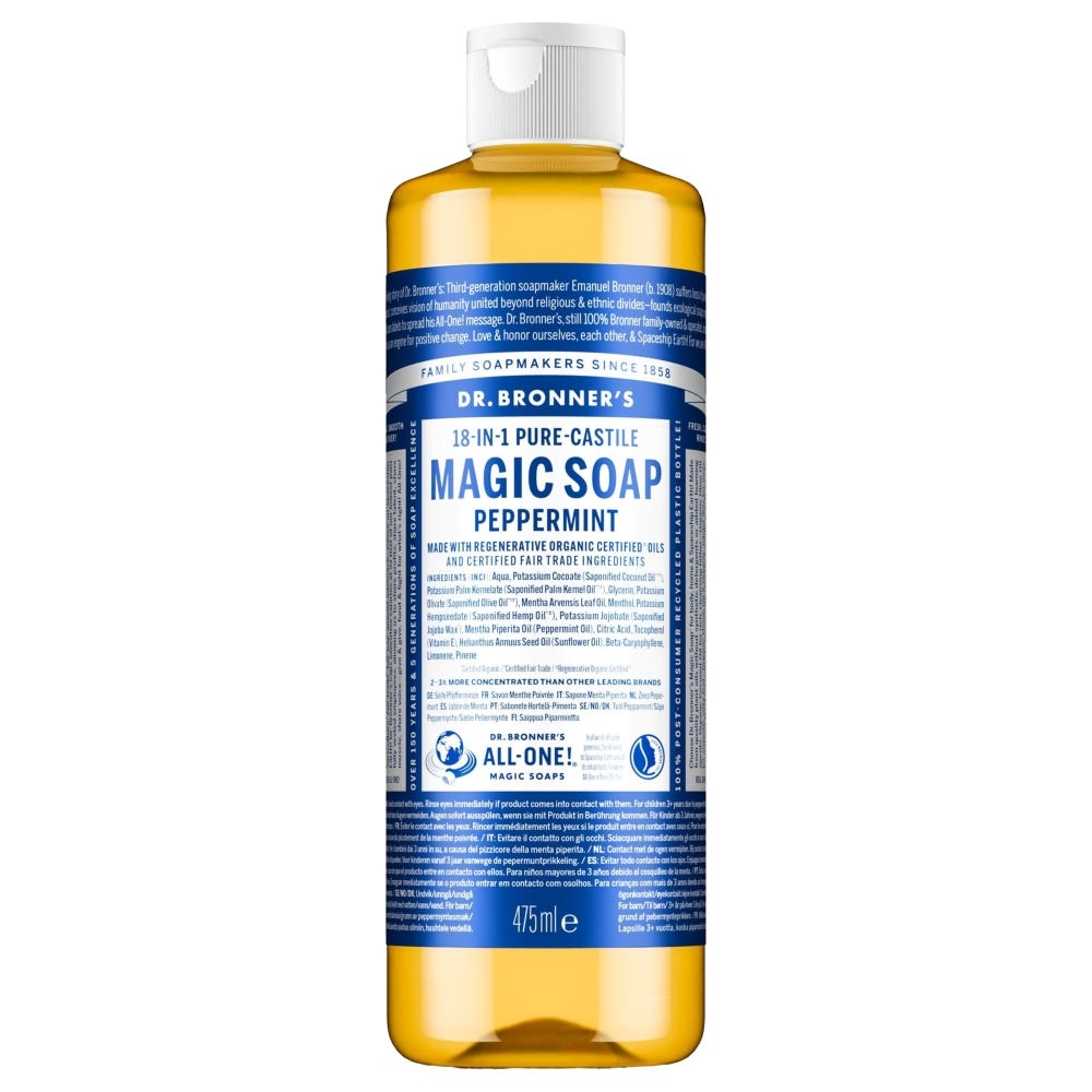 Dr. Bronner’s Magic Soap Peppermint 475 ml