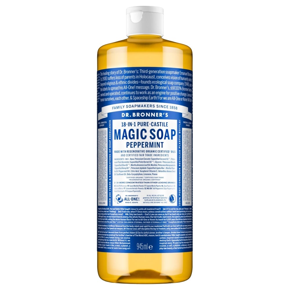Dr. Bronner’s Magic Soap Peppermint 945 ml