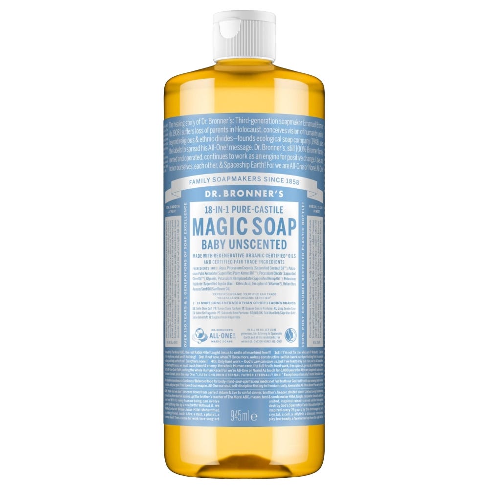 Dr. Bronner’s Magic Soap Baby parfümfrei 945 ml