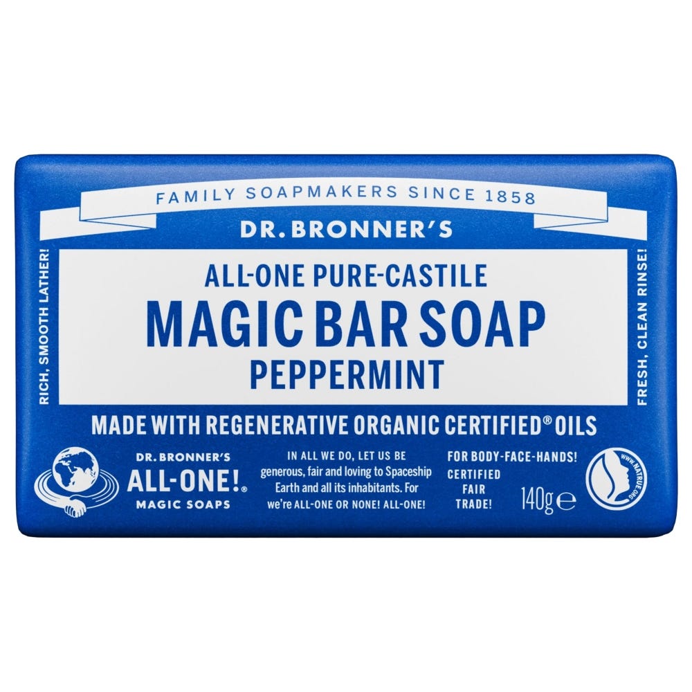 Dr. Bronner’s Magic Bar Peppermint 140 g
