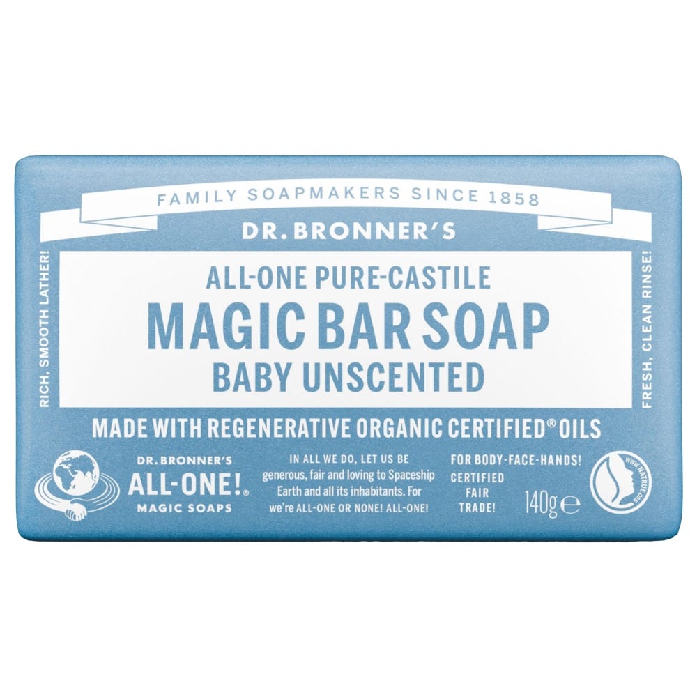 Dr. Bronner’s Magic Bar Baby parfümfrei 140 g