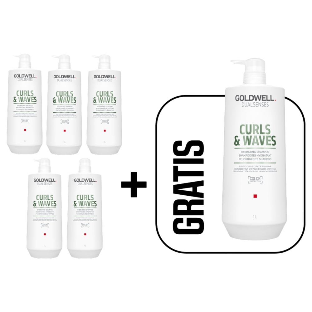 Goldwell Dualsenses Curl & Waves Shampoo 5+1 Gratis Bundle 1000 ml