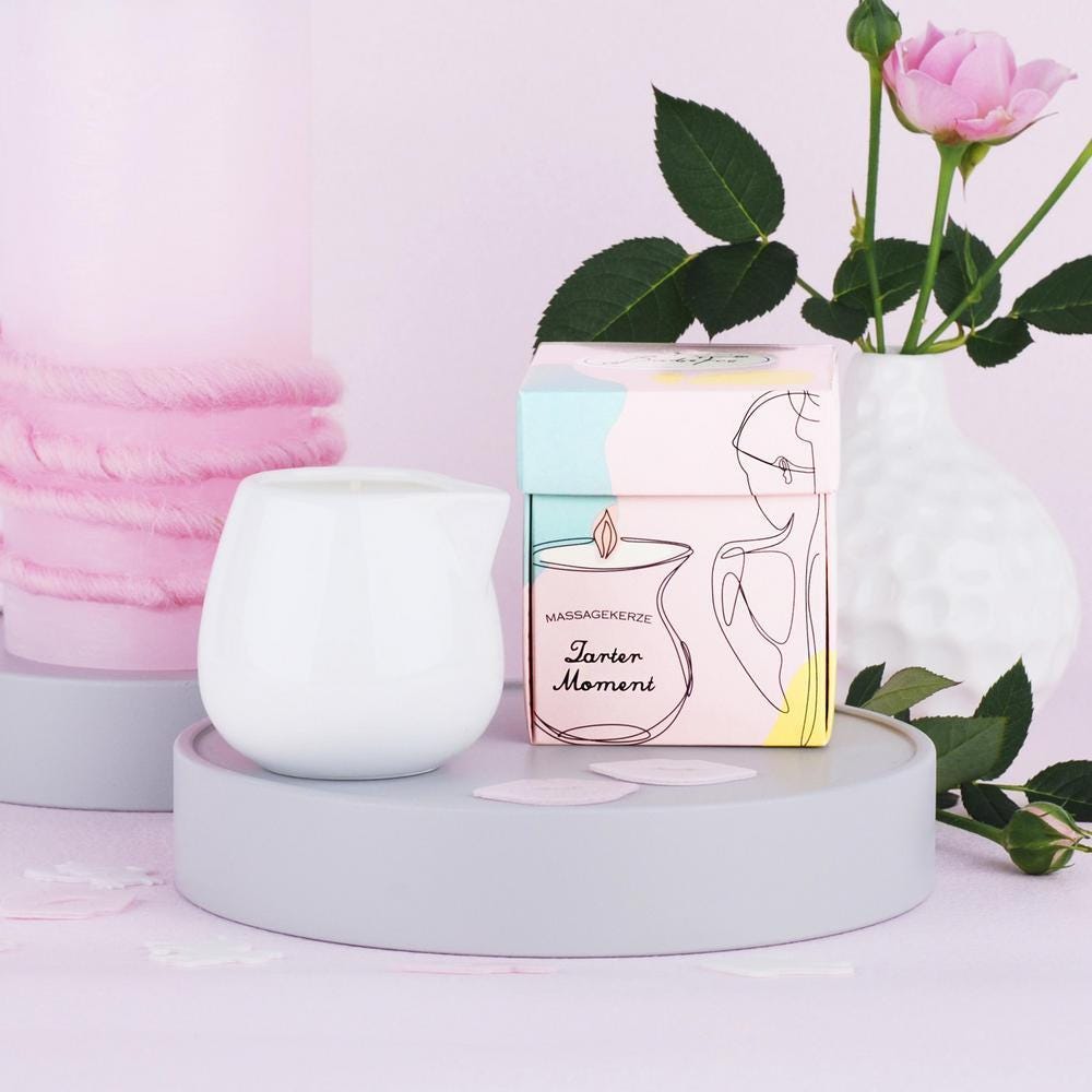 Badefee Massagekerze Zarter Moment 70 g