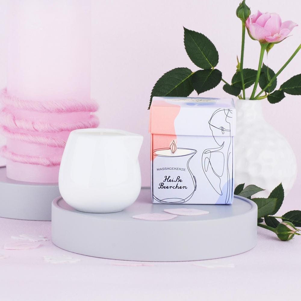 Badefee Massagekerze Heisse Beerchen 70 g