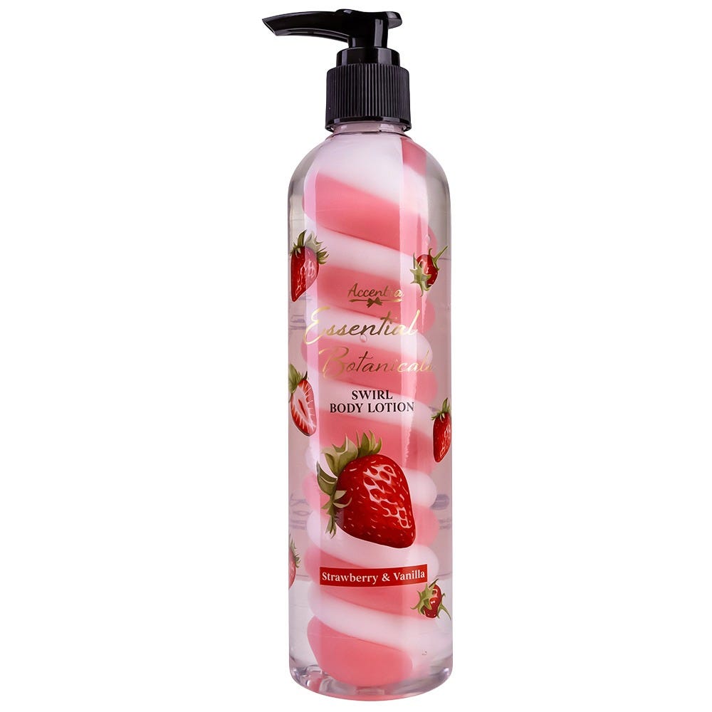 Accentra Swirl Bodylotion Essentail Botanicals Strawberry & Vanilla 300 ml