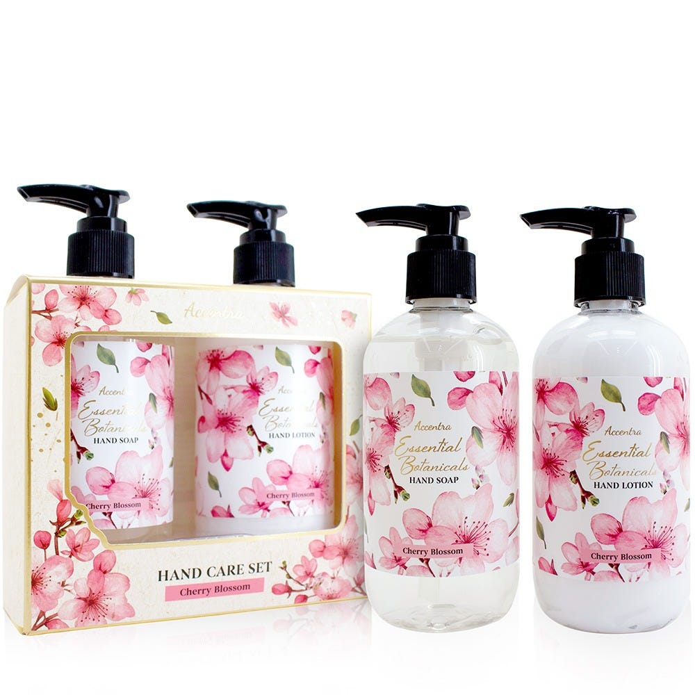 Accentra Handpflegeset Essentail Botanicals in Geschenkbox Cherry Blossom