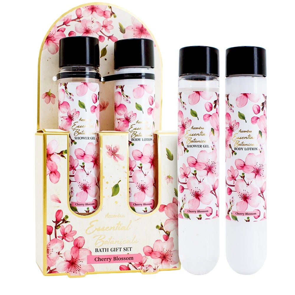 Accentra BadesetEssentail Botanicals Geschenkbox Cherry Blossom