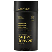 Attitude Clean Beauty super leaves men - Deodorant - Amber & Citrus 75 g