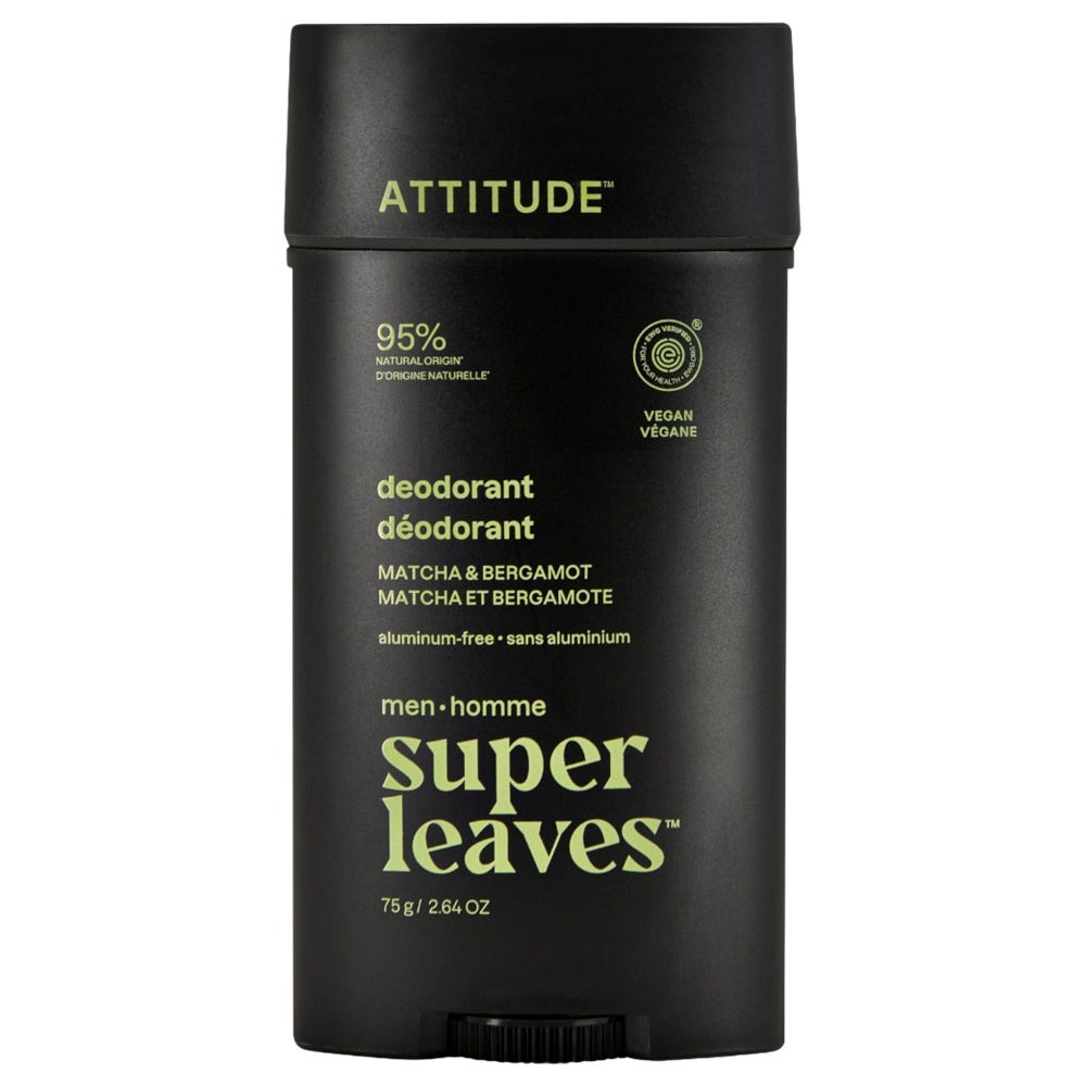 Attitude Clean Beauty super leaves men - Deodorant - Matcha & B 75 g