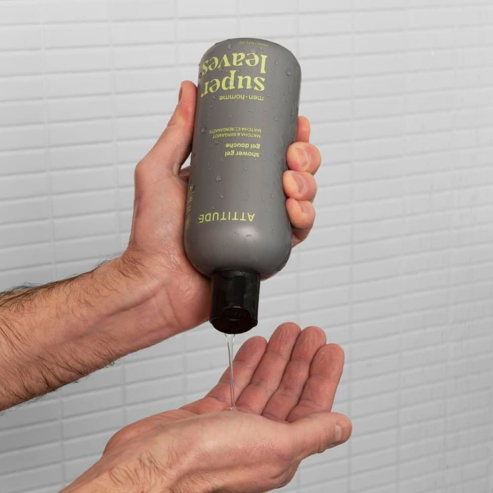 Attitude super leaves men - Shower Gel - Matcha & Bergamot 415 ml