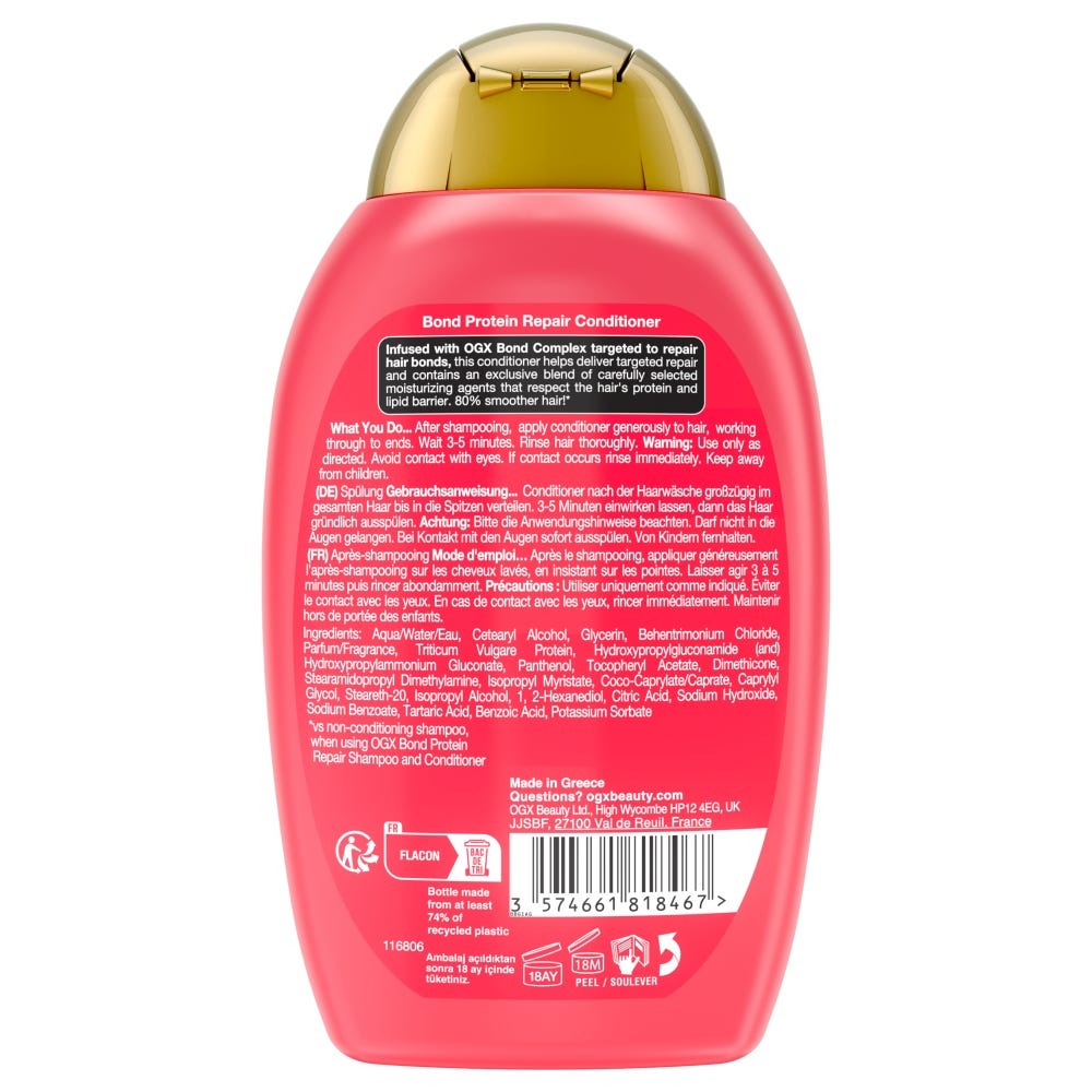 OGX Bond Protein Repair Conditioner 385 ml