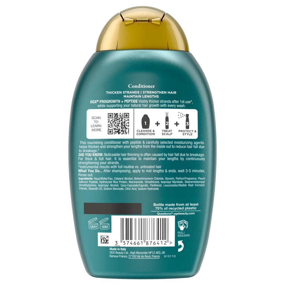 OGX ProGrowth + Peptide Conditioner 385 ml