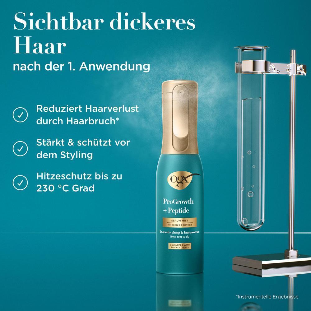 OGX ProGrowth + Peptide Serum Spray Hitzeschutz 193 ml