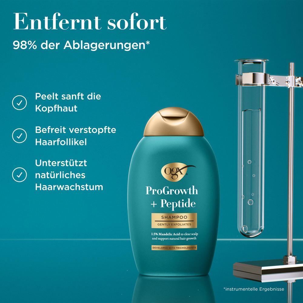 OGX ProGrowth + Peptide Shampoo 385 ml