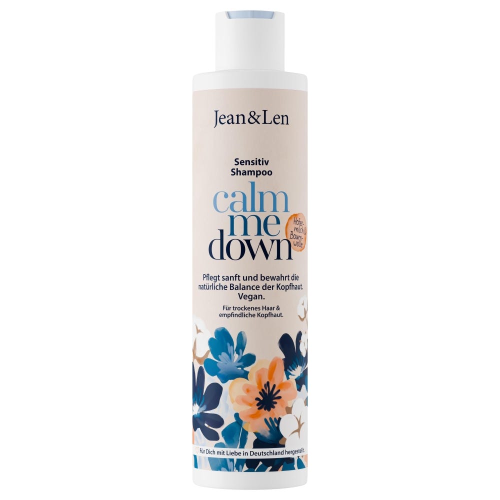 Jean & Len Sensitive Shampoo Hafermilch/Baumwolle
300 ml