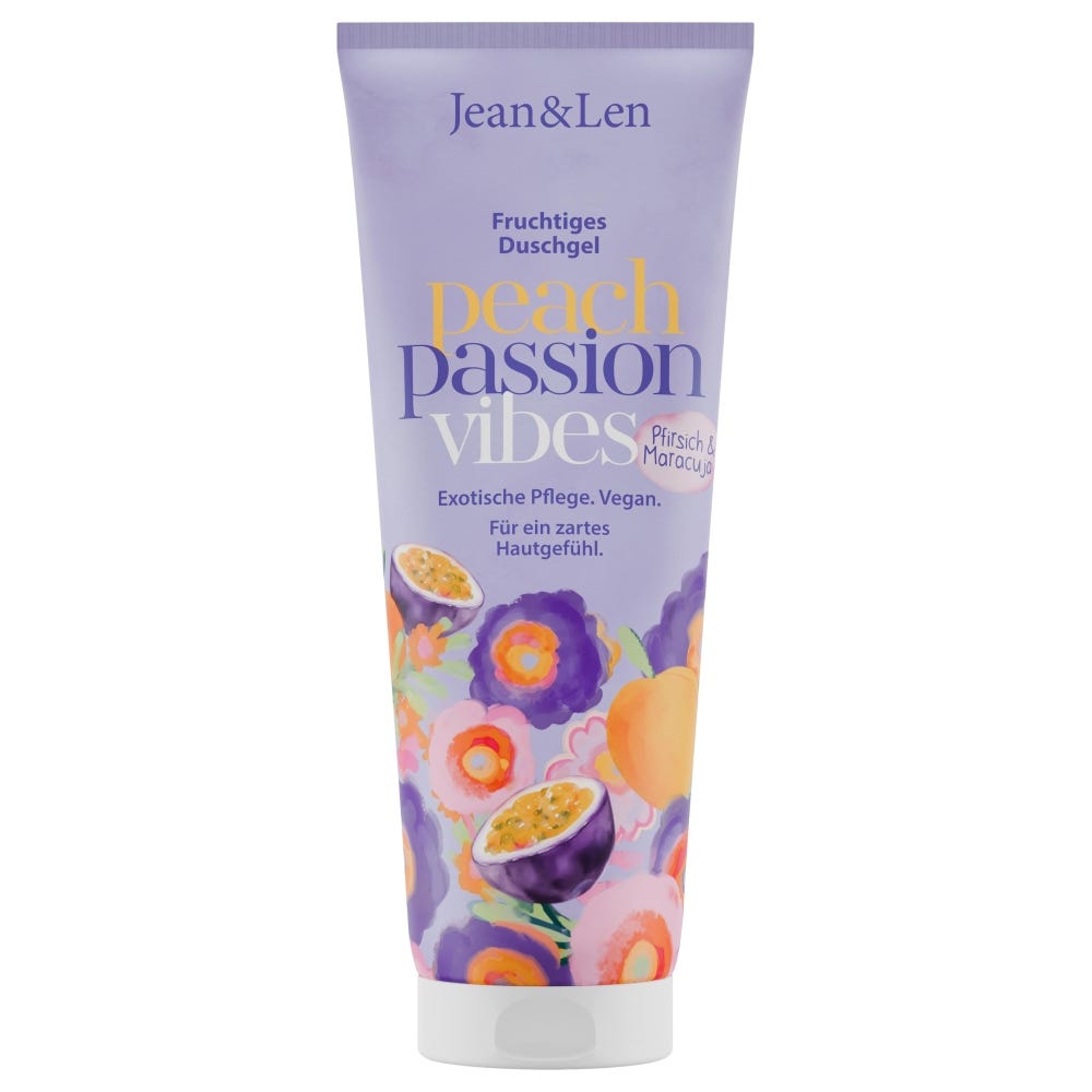 Jean & Len Duschgel Pfirsich/Maracuja 250 ml