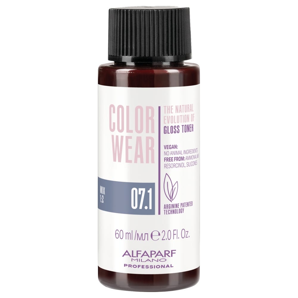 Alfaparf Milano Color Wear Gloss Toner 07.1 60 ml