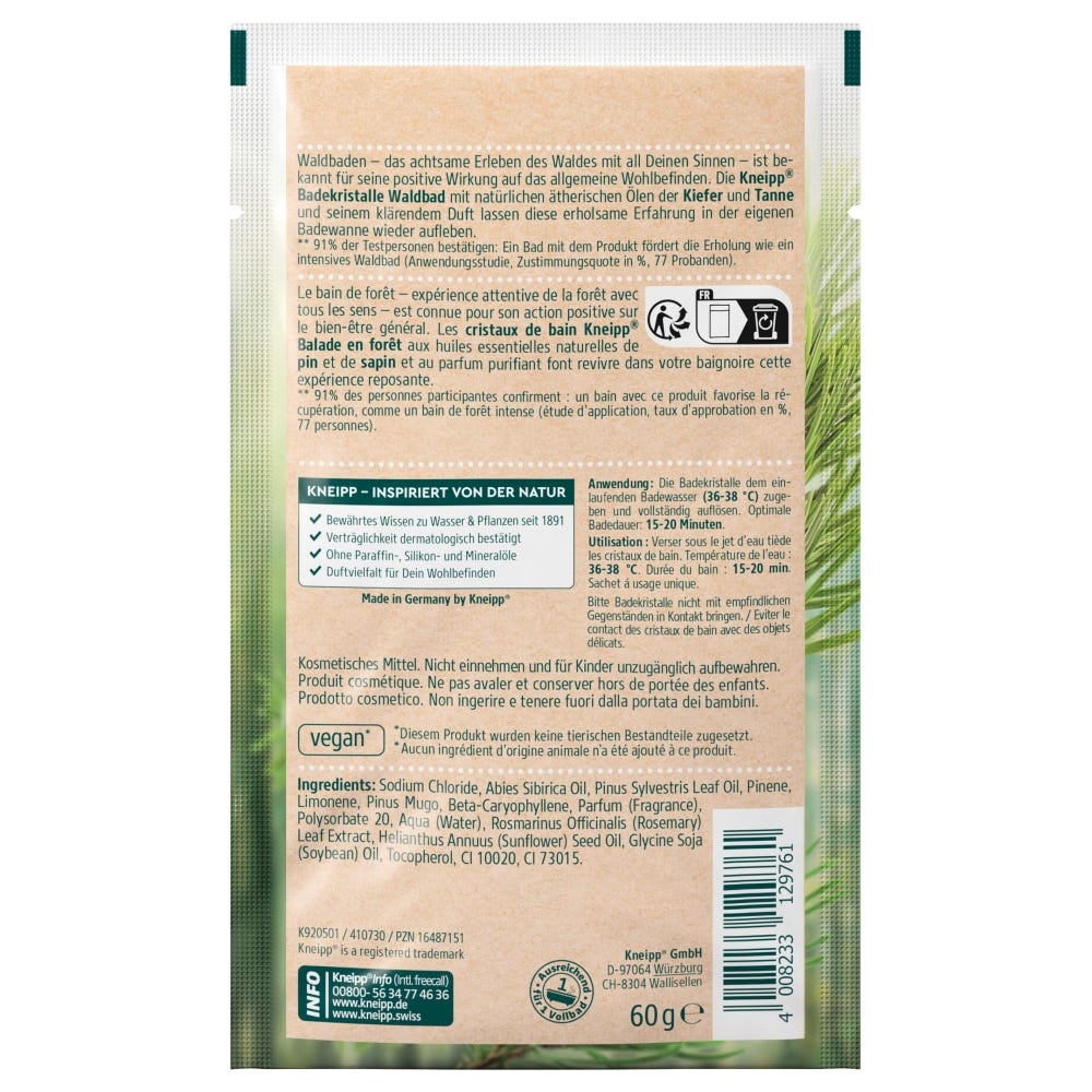 Kneipp Badekristalle Wald-BAD 60 g