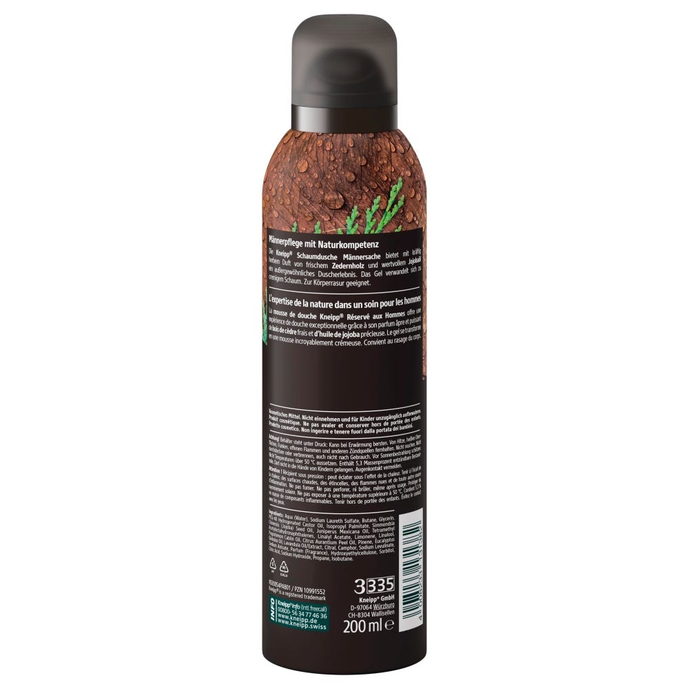 Kneipp MEN Schaumdusche MÄNNERSACHE 200 ml